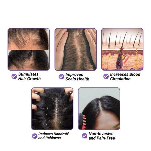 Hair Therapy LED Brush With Mist & Vibration - Osolex