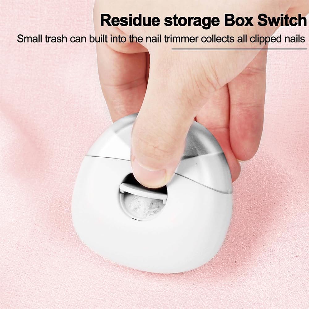 Portable Electric Nail Clipper & Polisher with LED Light - Osolex