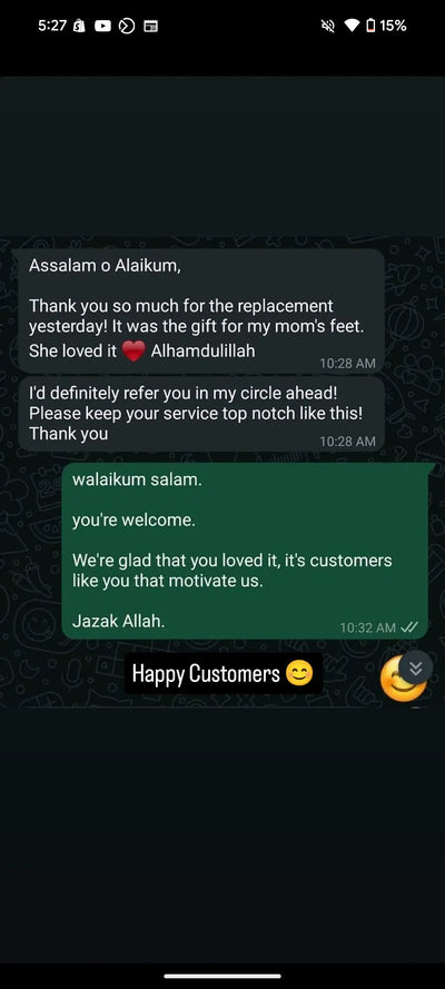 Customer review screenshot