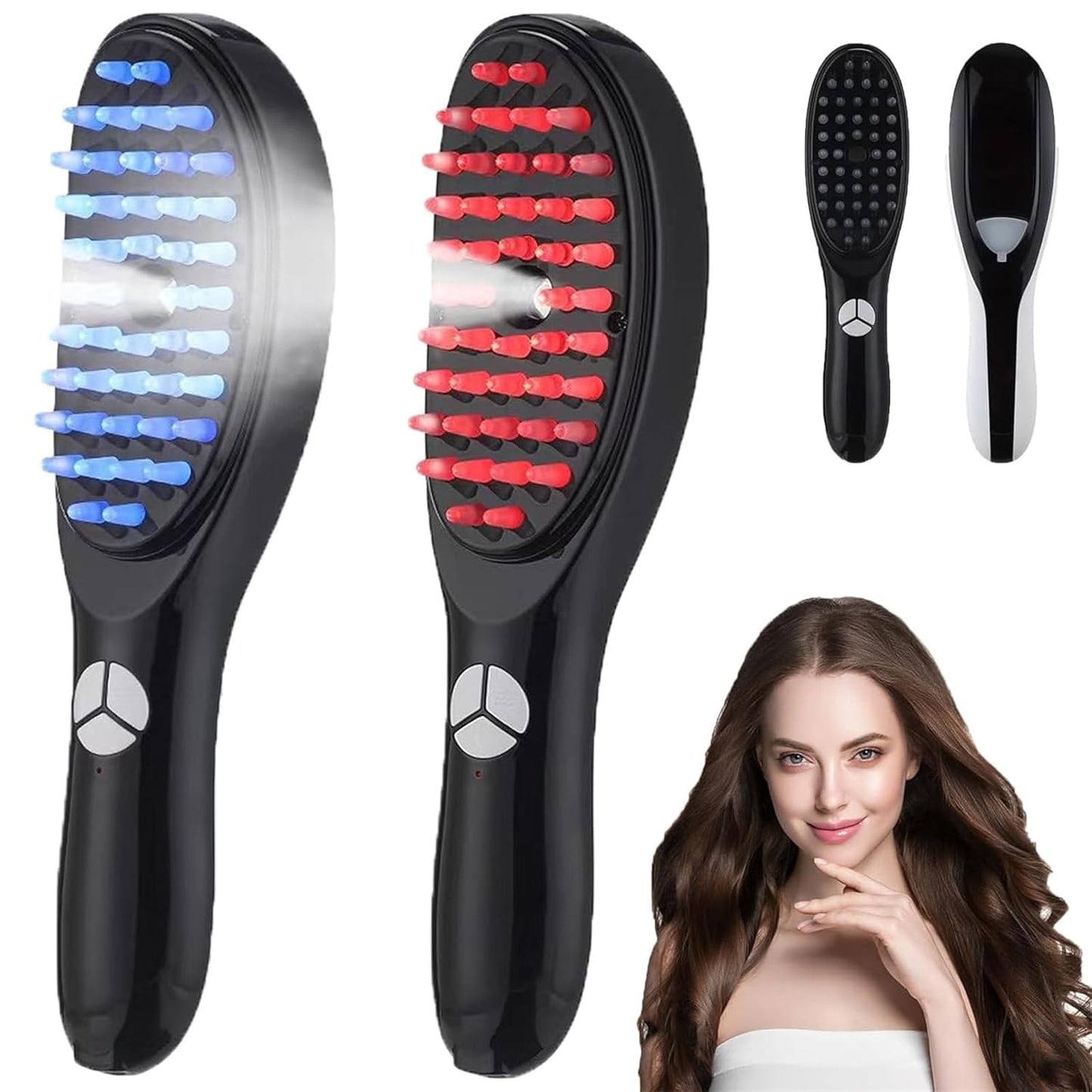 Hair Therapy LED Brush With Mist & Vibration - Osolex