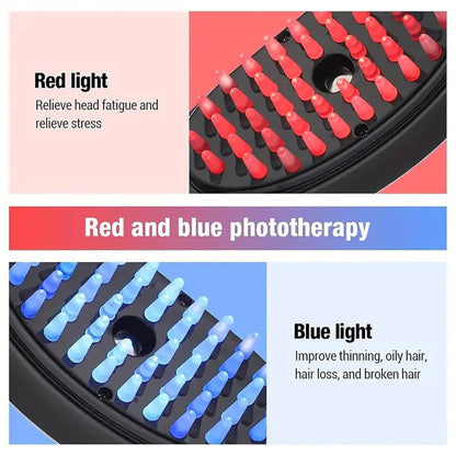 Hair Therapy LED Brush With Mist & Vibration - Osolex